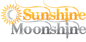 Sunshine Moonshine logo designed by Netta Radice Design, Inc.
