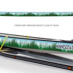 Minnesota Dragon Boat Club Boat Wrap by Netta Radice Design, Inc.