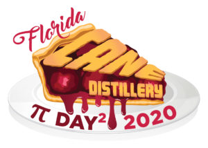 Florida CANE Distillery Pi Day 2020 logo by Netta Radice Design, Inc.